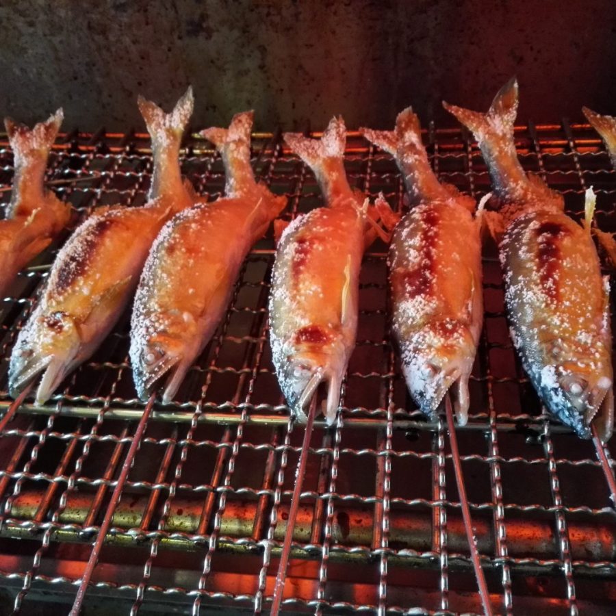 鮎の塩焼き